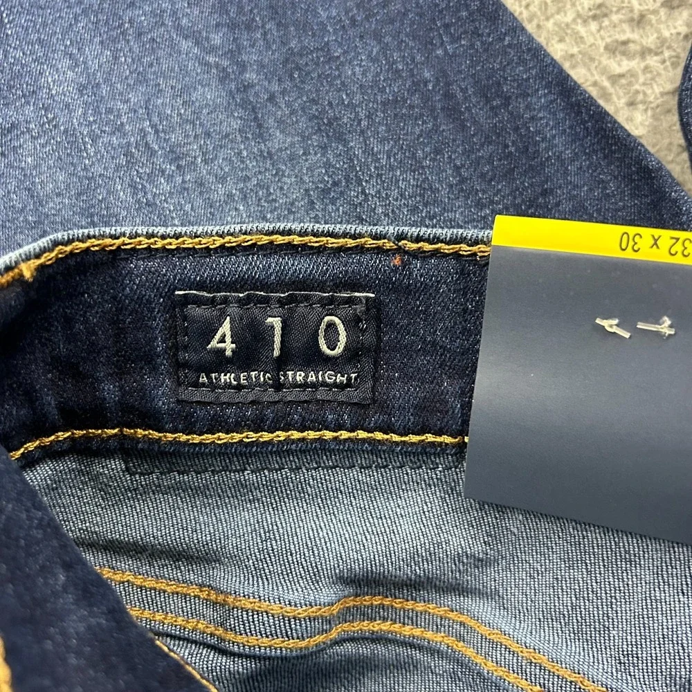 New Lucky Brand Jeans Mens 32x30 Blue 410 Athletic Straight Casual Denim
